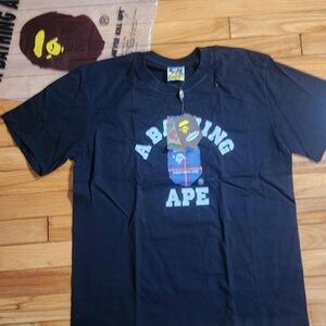 Bape black t shirt